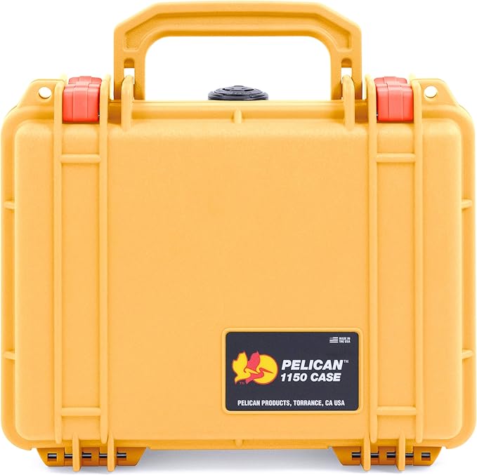 PELICAN1150 CASE イエロー Amazon.com : Pelican 1150 Case With Foam (Yellow) : Electronics